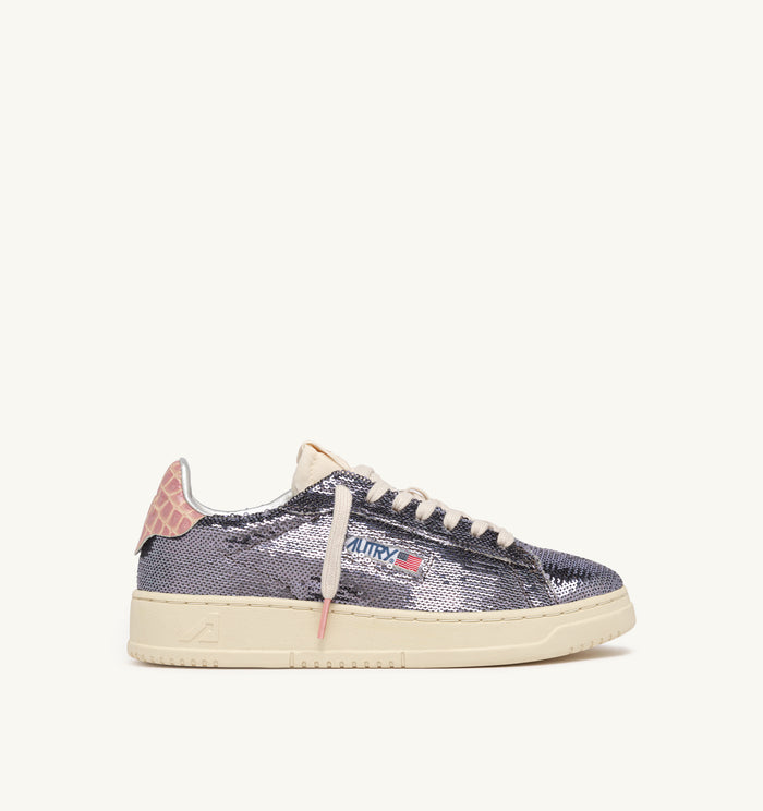 Autry Sneakers Dallas Low Wom Paillet Cro Donna