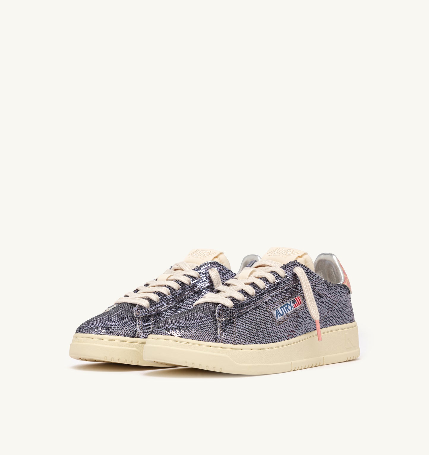  Autry Sneakers Dallas Low Wom Paillet Cro Donna - 3