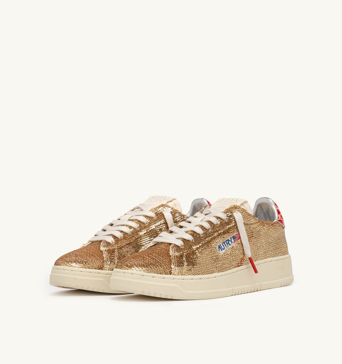  Autry Sneakers Dallas Low Wom Paillet Cro Donna - 3