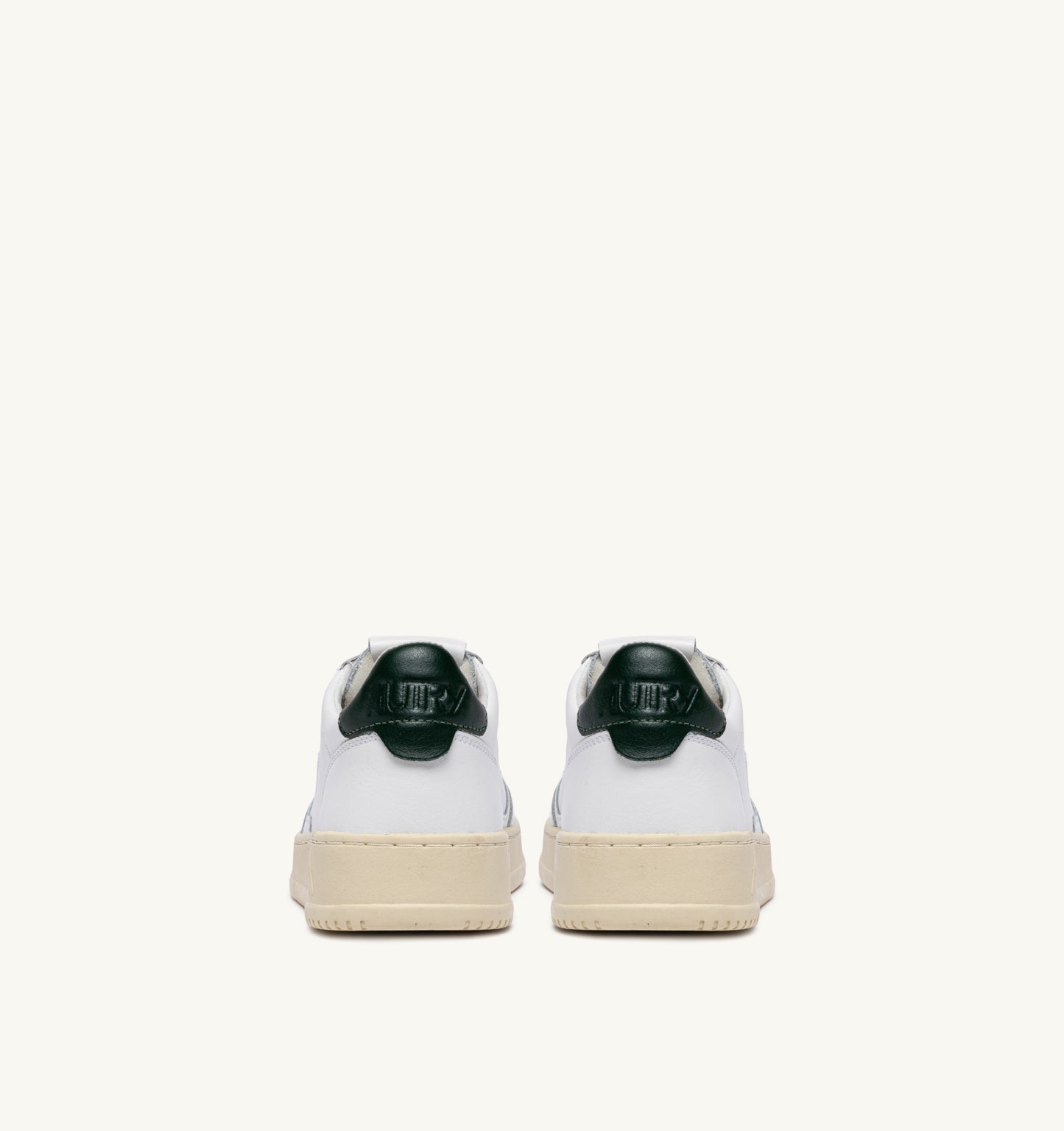 Autry Sneakers Medalist Low Man Leat Leat Bianco Bianco Uomo - 6