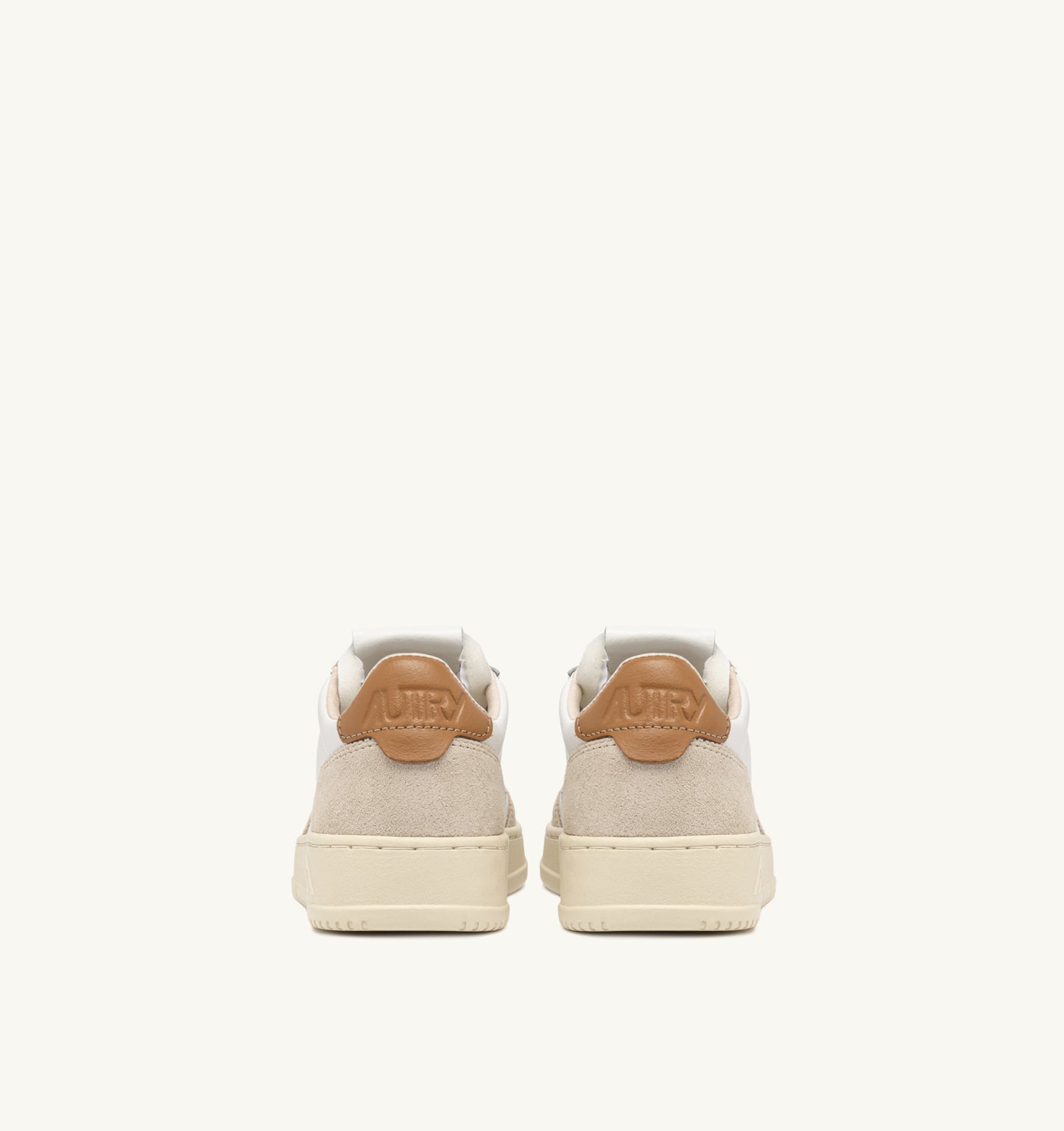  Autry Sneakers Medalist Low Man Leat Suede Bianco Bianco Uomo - 4