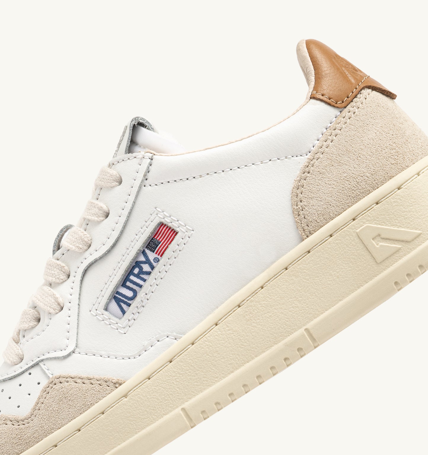  Autry Sneakers Medalist Low Man Leat Suede Bianco Bianco Uomo - 5