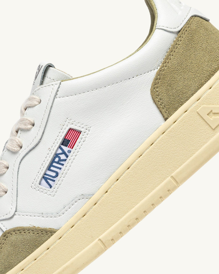  Autry Medalist Suede Bianco Aulw Ft06 Bianco Donna - 6