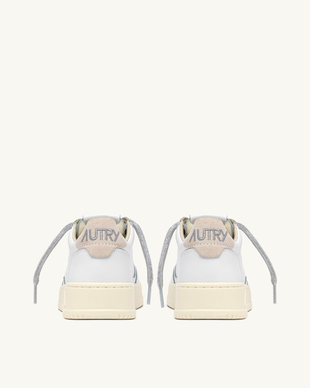  Autry Medalist Low Wom Leat Swoll Bianco Aulw Sw02 Bianco Donna - 3