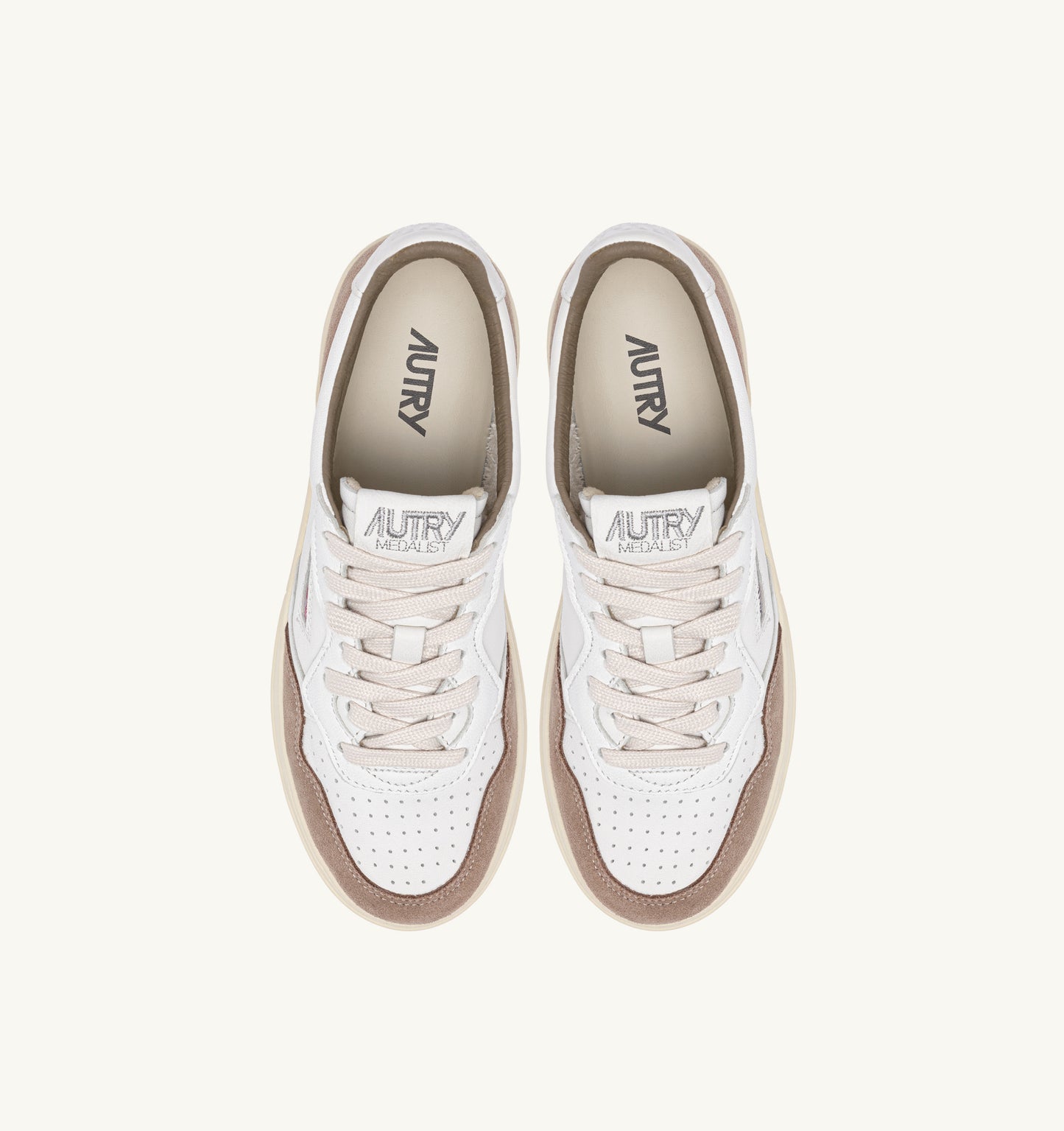  Autry Sneakers Medalist Low Wom Goat Suede Azzurro Donna - 3
