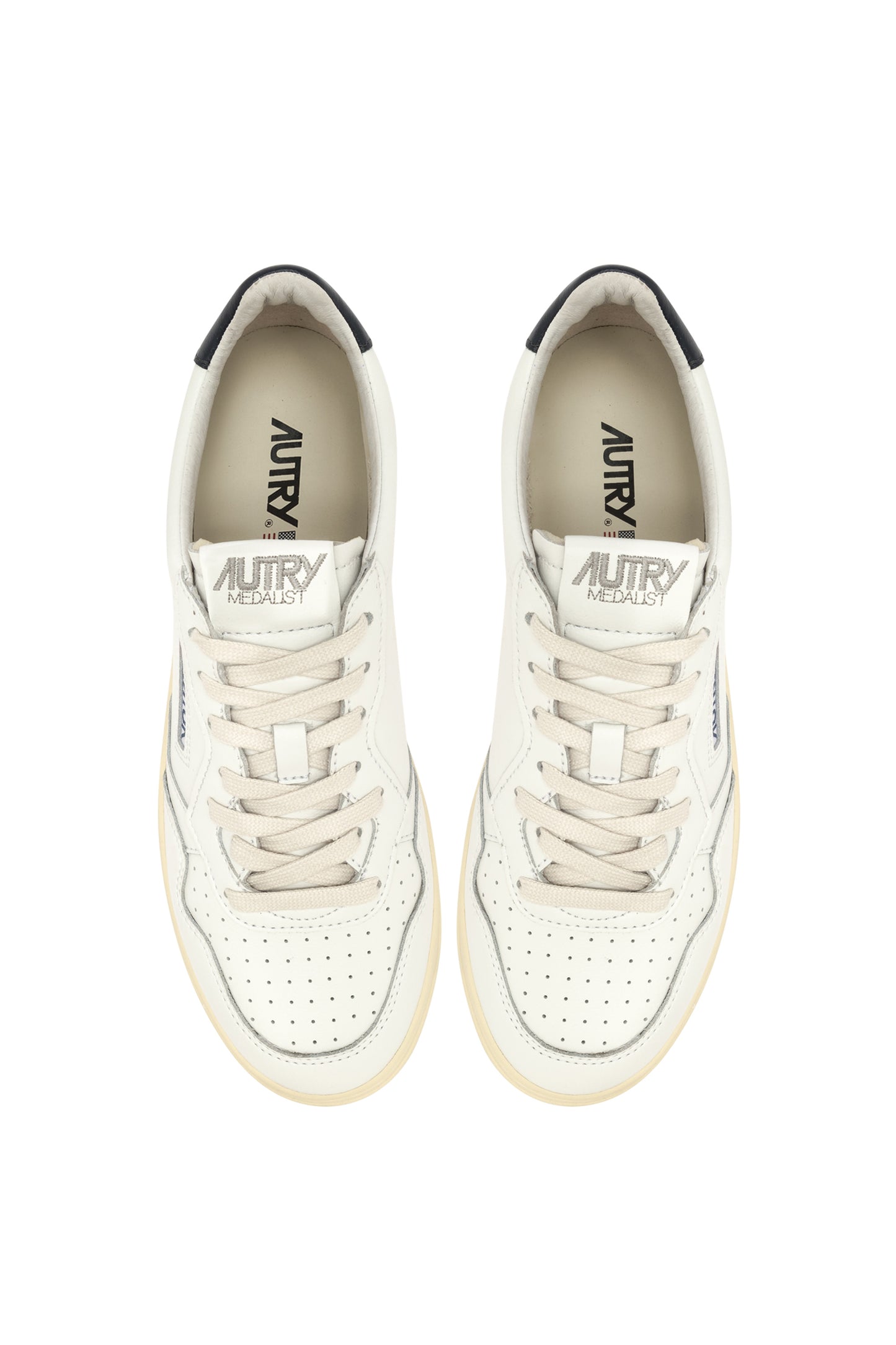  Autry Sneakers Medalist Low Wom Leat Leat Donna - 5