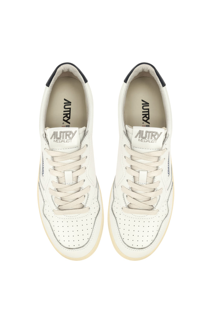  Autry Sneakers Medalist Low Wom Leat Leat Donna - 5