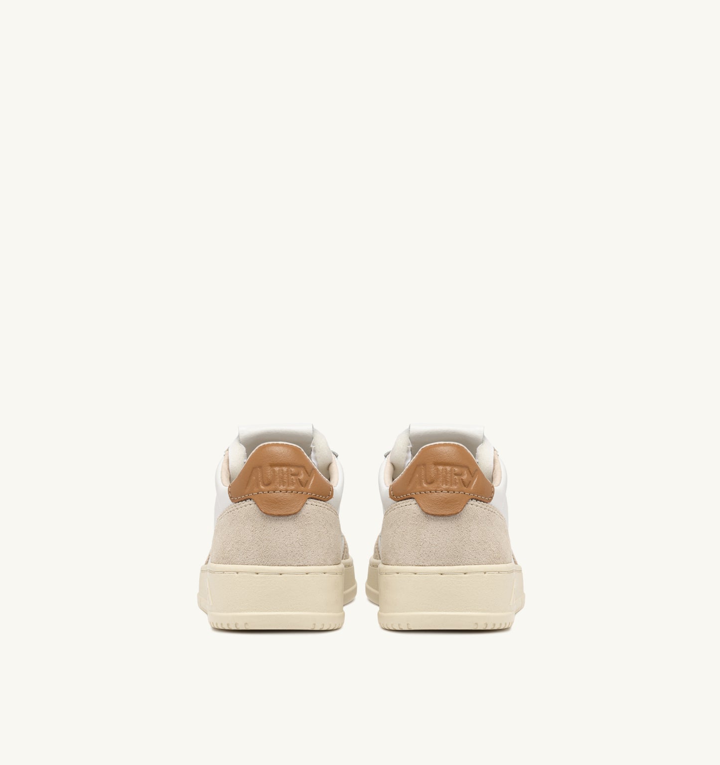 Autry Medalist Low Wom Leat Suede Bianco Bianco Donna - 5