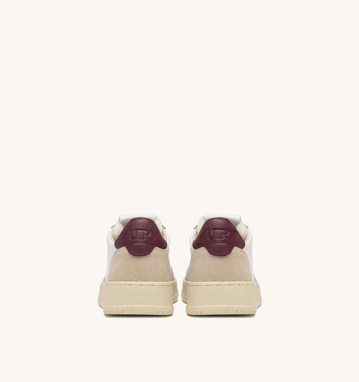  Autry Medalist Low Wom Leat Suede Bianco Bianco Donna - 6