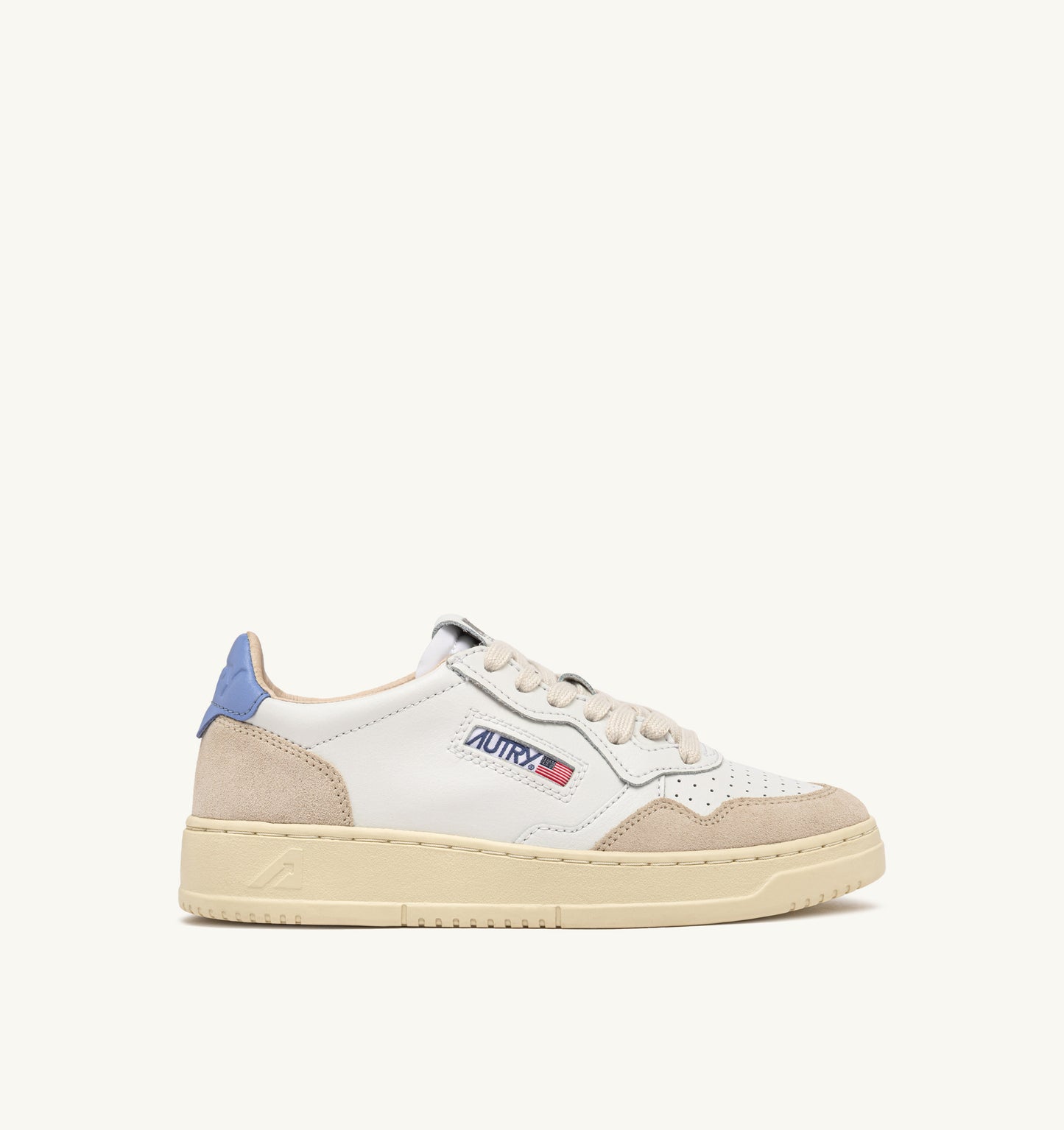  Autry Medalist Low Wom Leat Suede Bianco Bianco Donna - 1