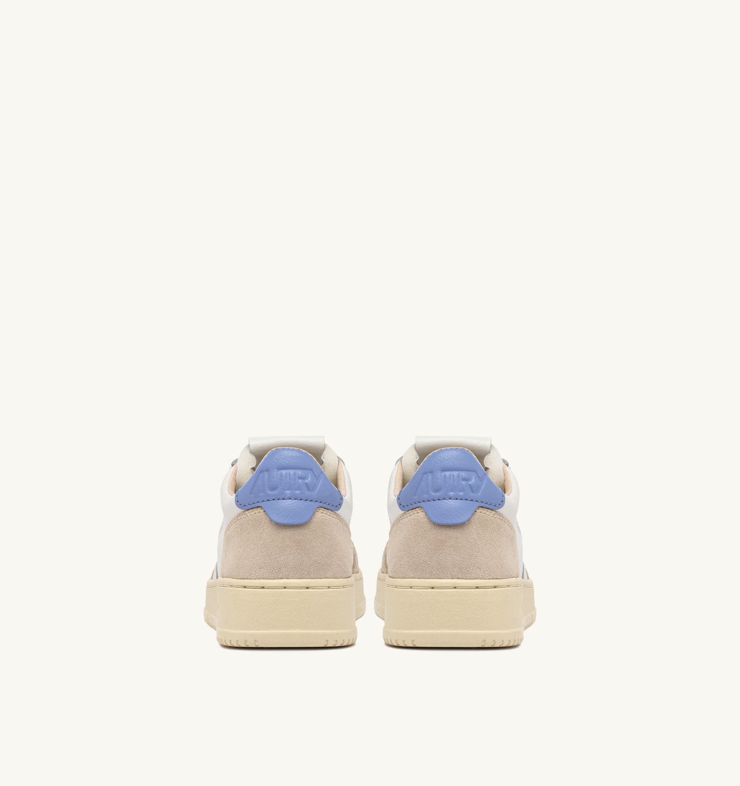  Autry Medalist Low Wom Leat Suede Bianco Bianco Donna - 6