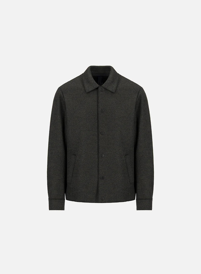 Harris Wharf London Coach Jacket Jacquard Uomo