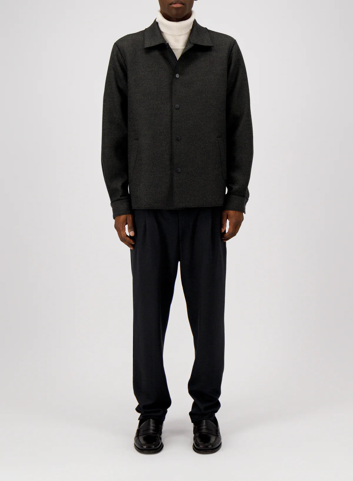  Harris Wharf London Coach Jacket Jacquard Uomo - 2