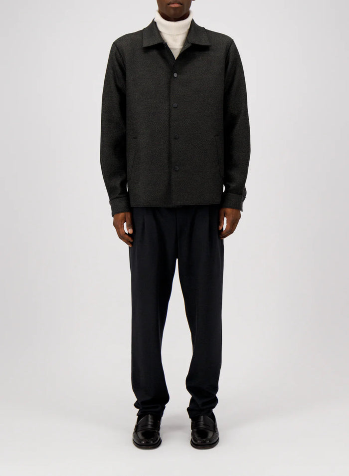 Harris Wharf London Coach Jacket Jacquard Uomo-2