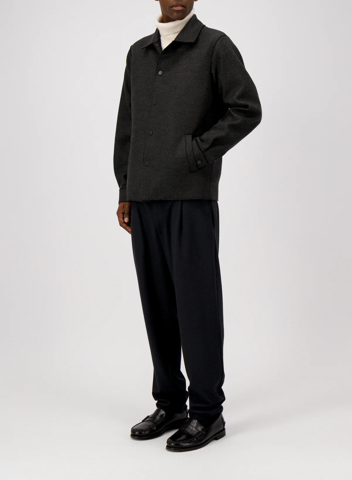  Harris Wharf London Coach Jacket Jacquard Uomo - 3