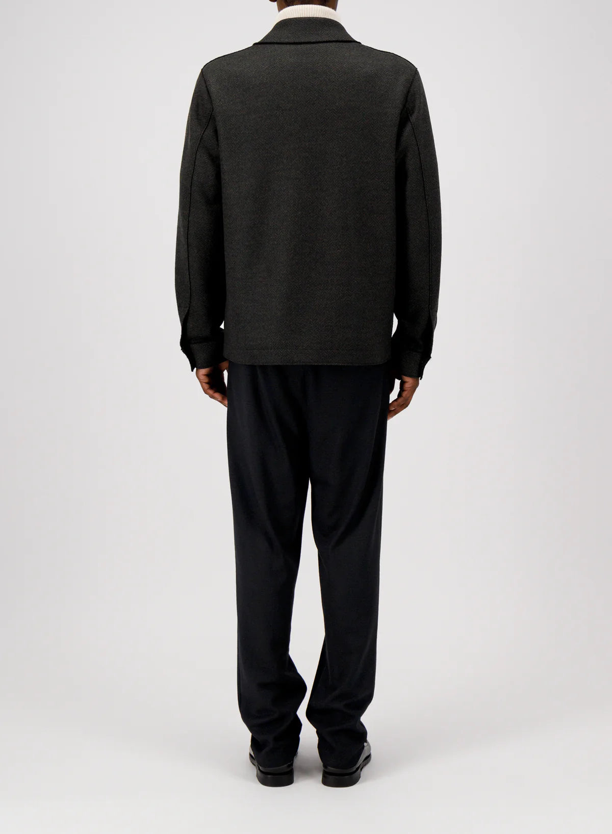  Harris Wharf London Coach Jacket Jacquard Uomo - 4