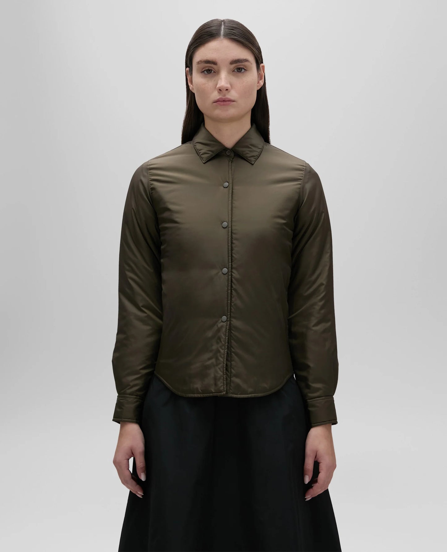  Aspesi Camicia Glue Verde Verde Donna - 2