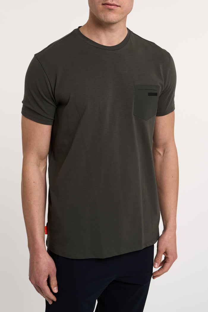  Rrd T-shirt 95% Cotone 5% Elastan Verde Verde Uomo - 4