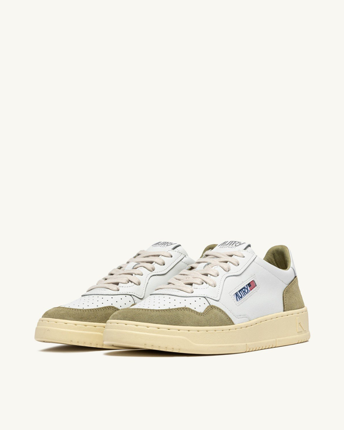 Autry Medalist Suede Bianco Donna AULW FT06-2