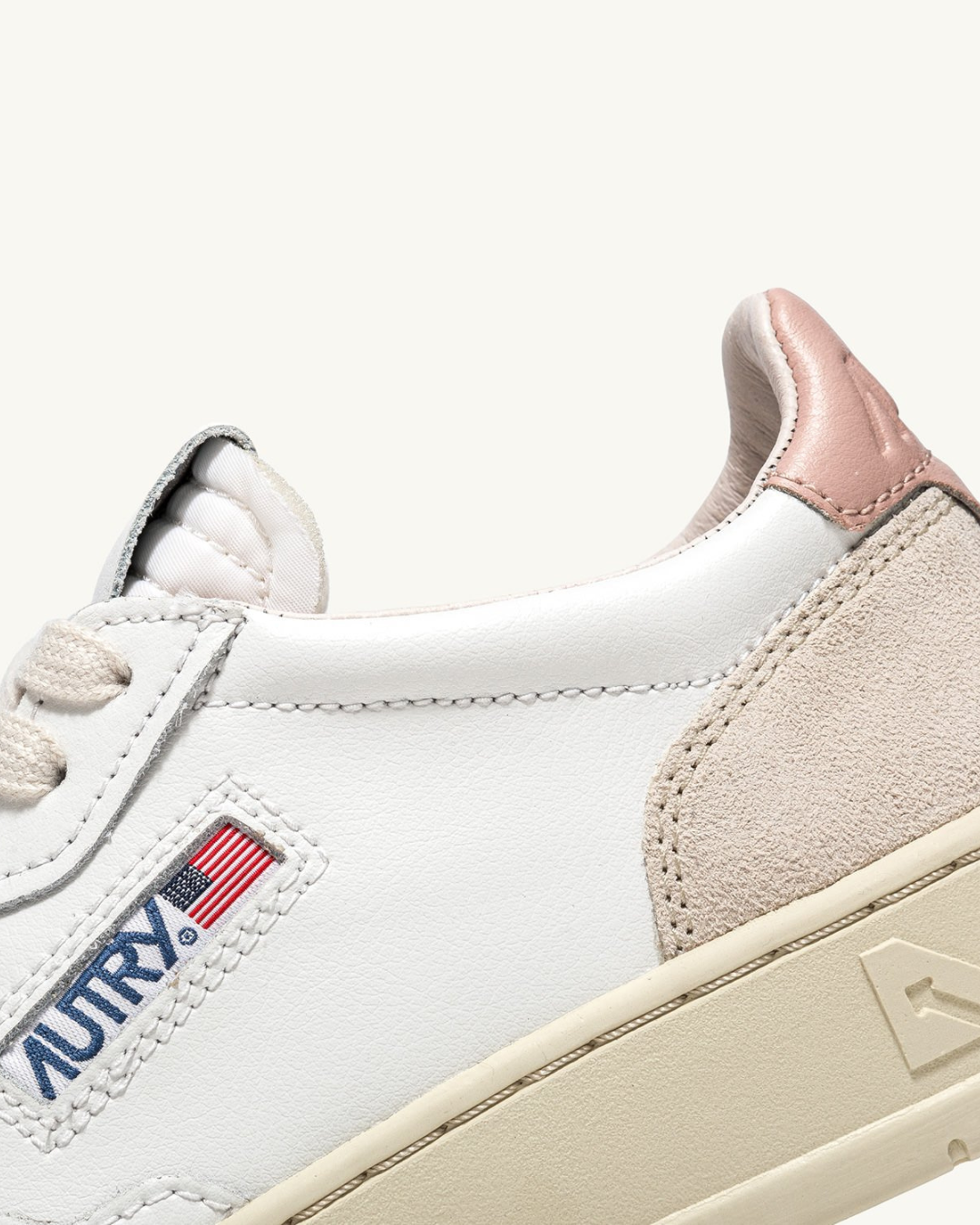  Autry Medalist Low Wom Leat Suede Bianco Aulw Ls37 Bianco Donna - 6