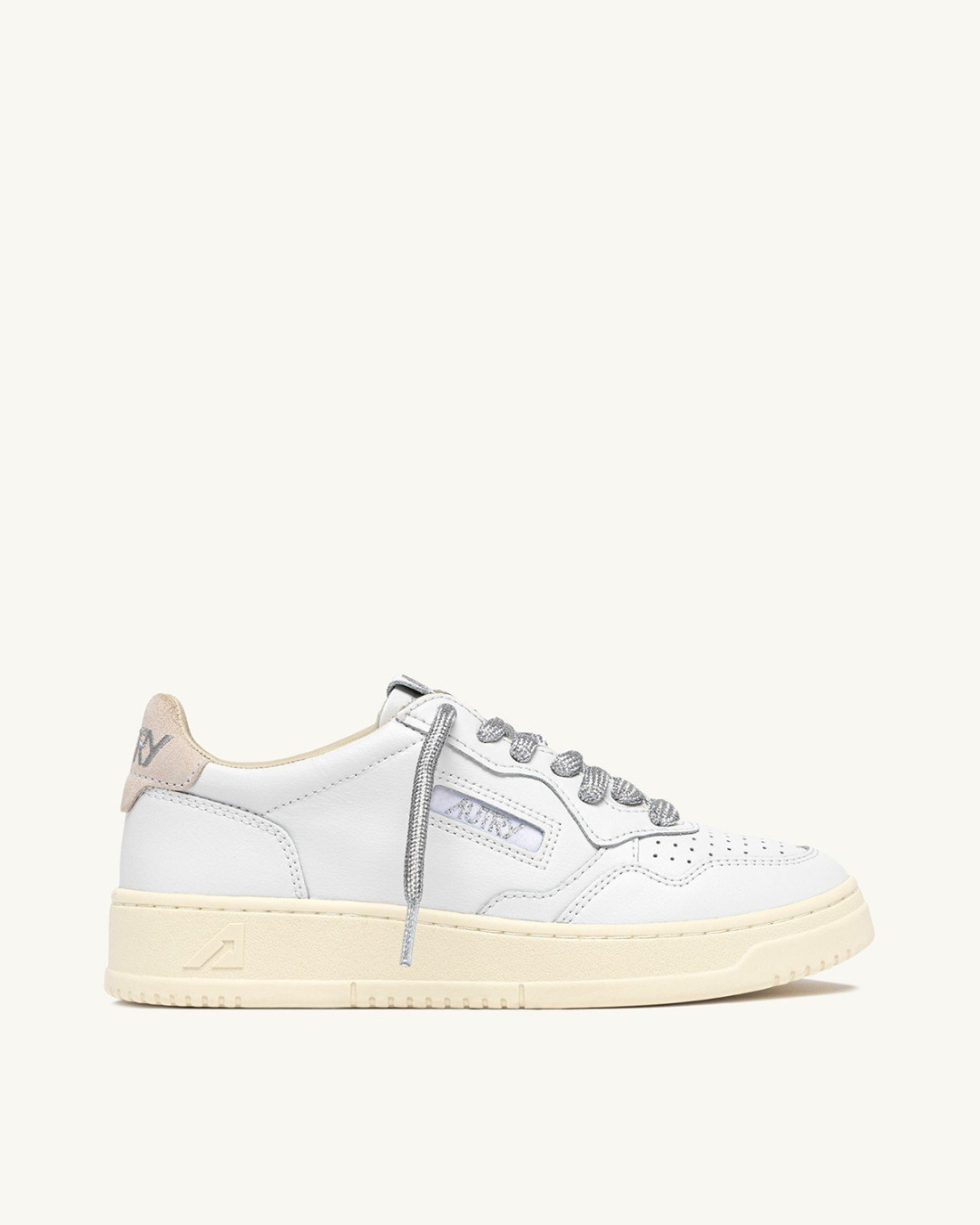  Autry Medalist Low Wom Leat Swoll Bianco Aulw Sw02 Bianco Donna - 1