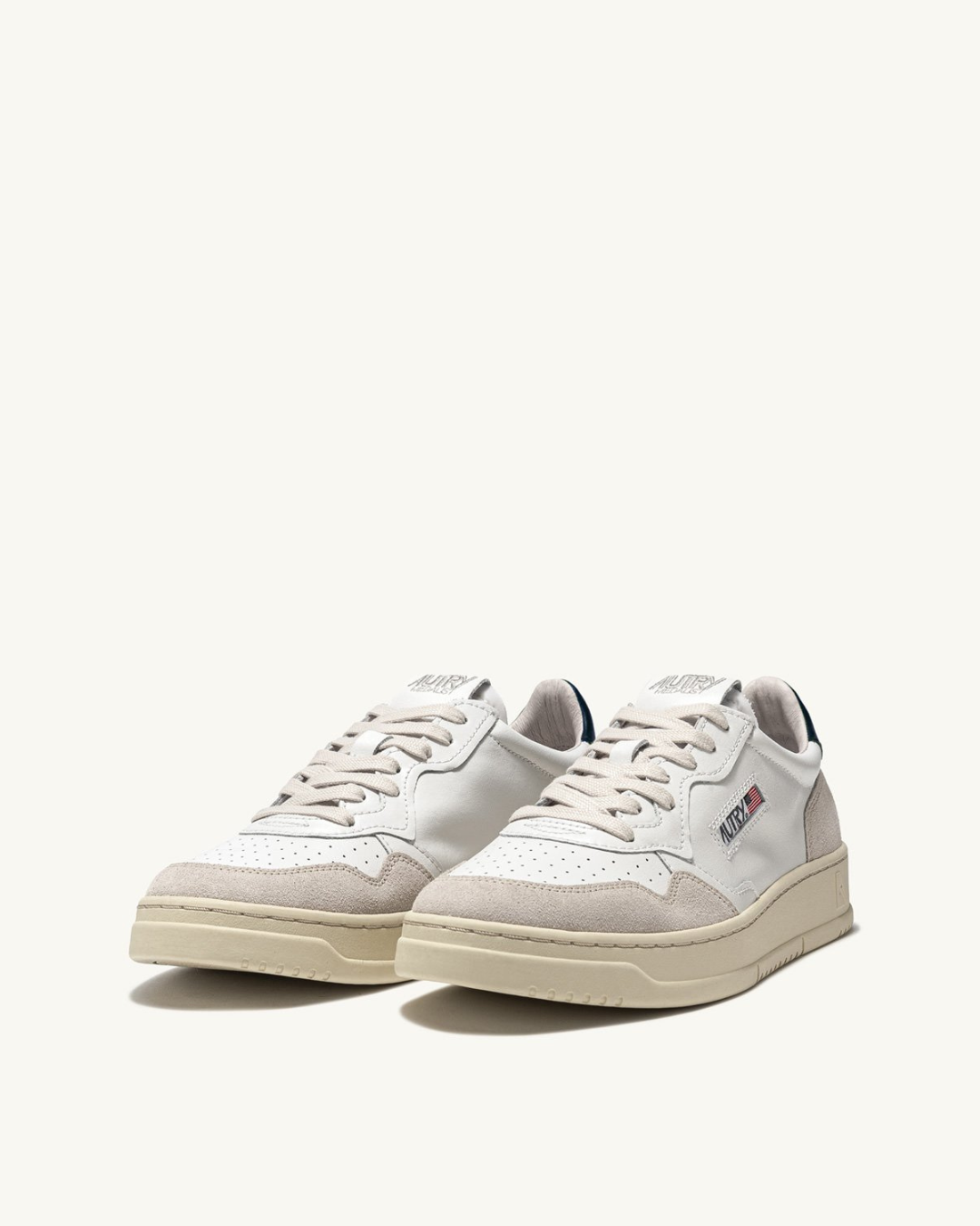  Autry Medalist Low Wom Leat Suede Bianco Aulw Ls28 Bianco Donna - 2