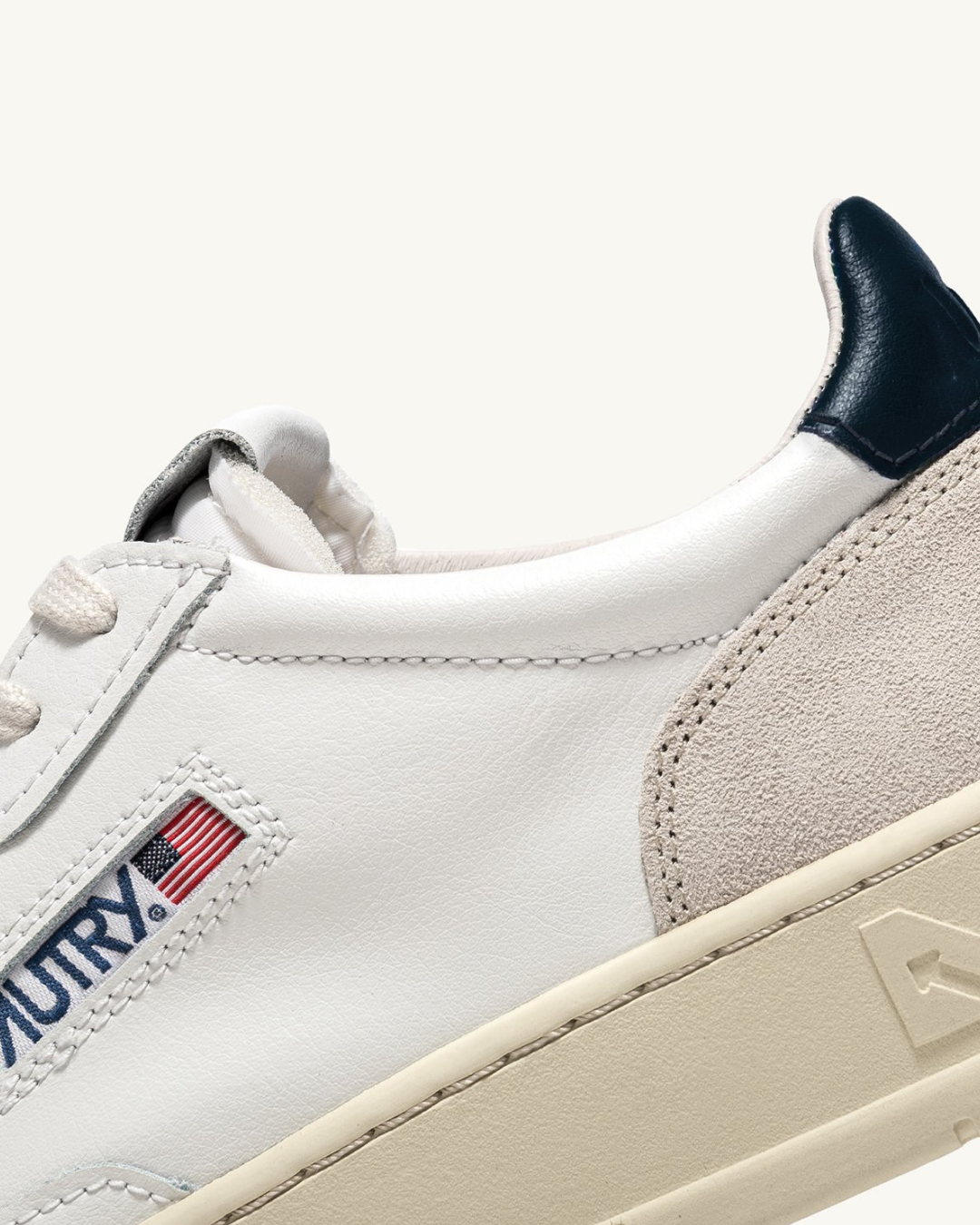  Autry Medalist Low Wom Leat Suede Bianco Aulw Ls28 Bianco Donna - 6