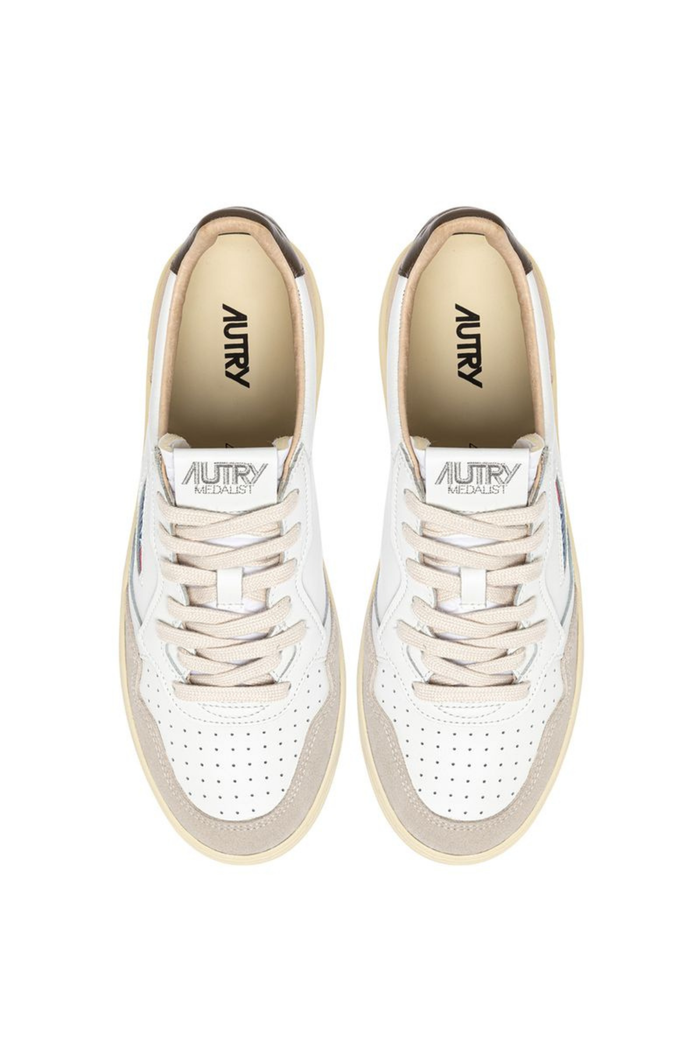  Autry Medalist Low Man Leat Suede Aulm Ls15 Uomo - 4