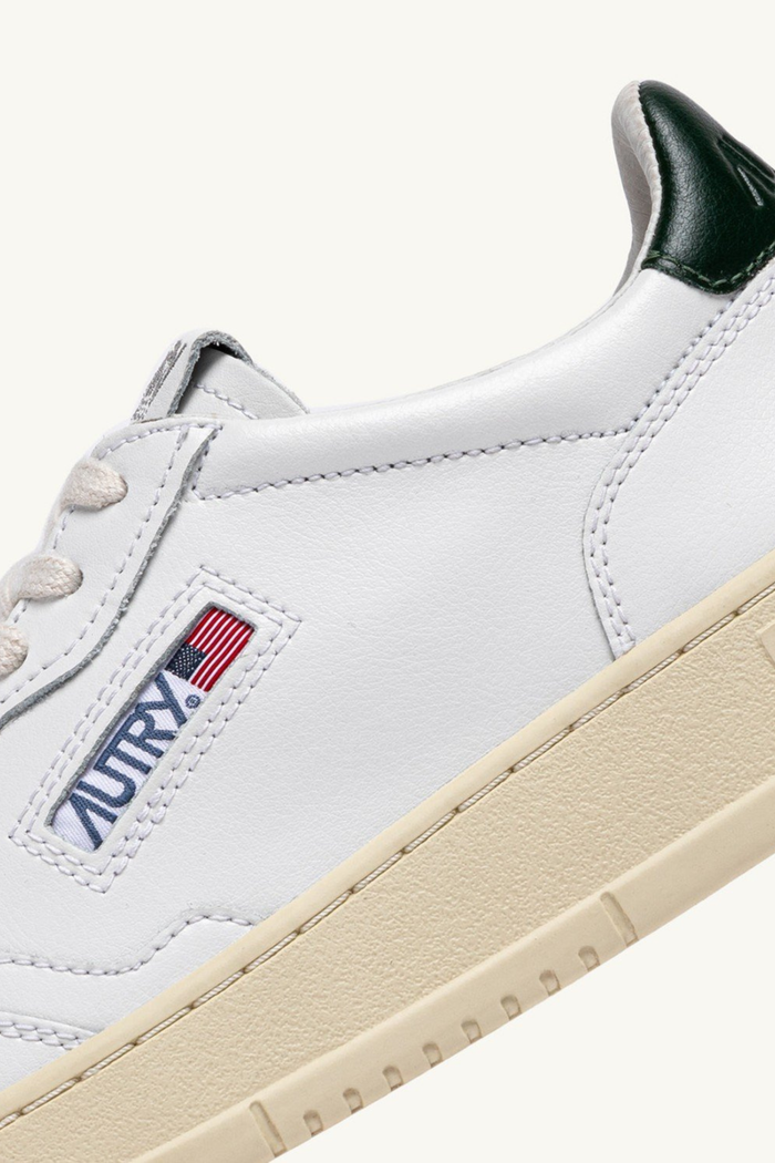  Autry Sneakers Medalist Low Man Leat Bianco Aulm Ll47 Bianco Uomo - 6