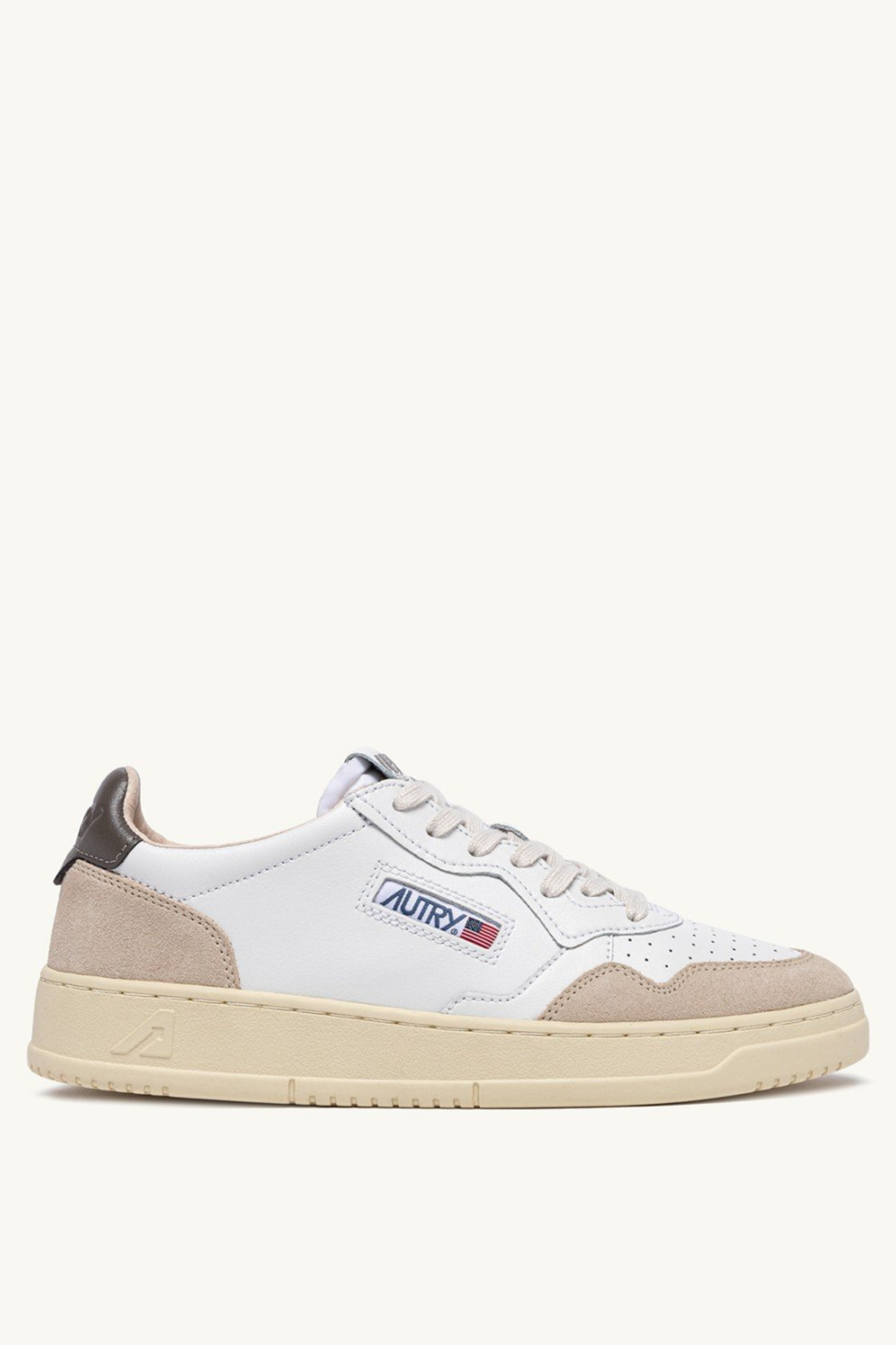  Autry Sneakers Medalist Low Man Leat Suede Bianco Aulm Ls01 Bianco Uomo - 1