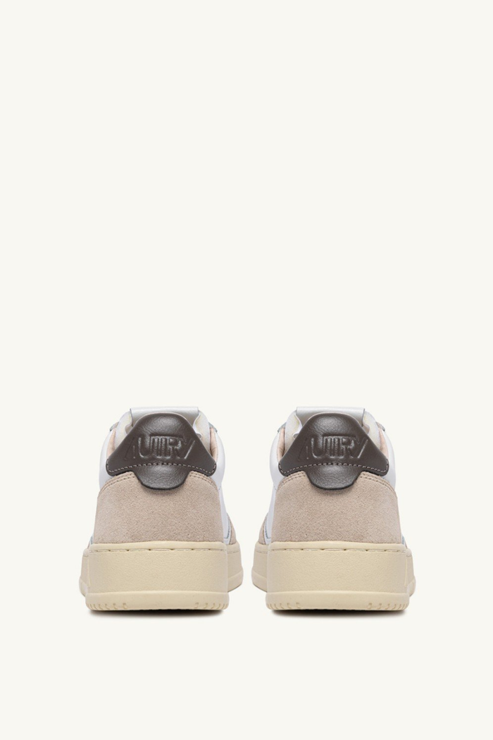  Autry Sneakers Medalist Low Man Leat Suede Bianco Aulm Ls01 Bianco Uomo - 3