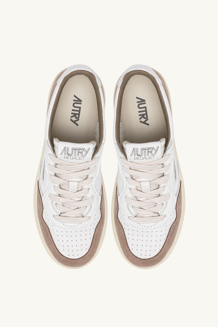  Autry Sneakers Medalist Low Man Goat Suede Aulm Gs43 Uomo - 4