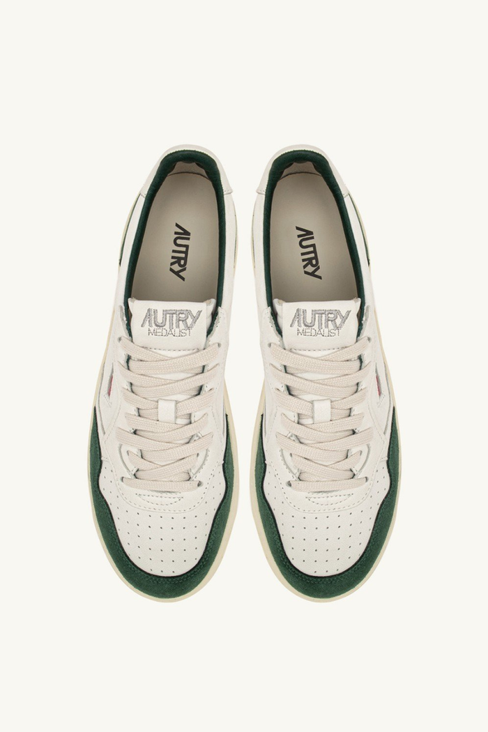  Autry Sneakers Medalist Low Man Goat Suede Aulm Gs42 Uomo - 4