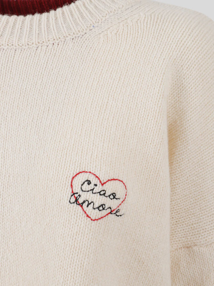 Giada Benincasa Manchette Crewneck Donna-2