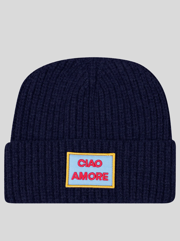Giada Benincasa Ciao Amore Patch Beanie Donna