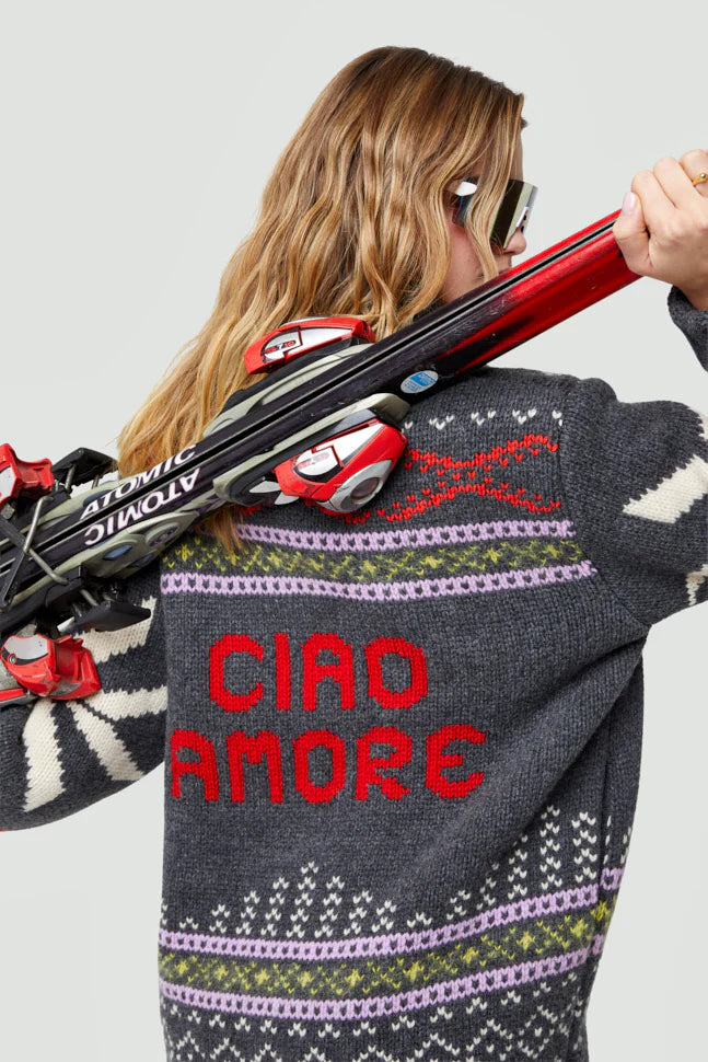  Giada Benincasa Jaquard Bomber Ciao Amore Donna - 3