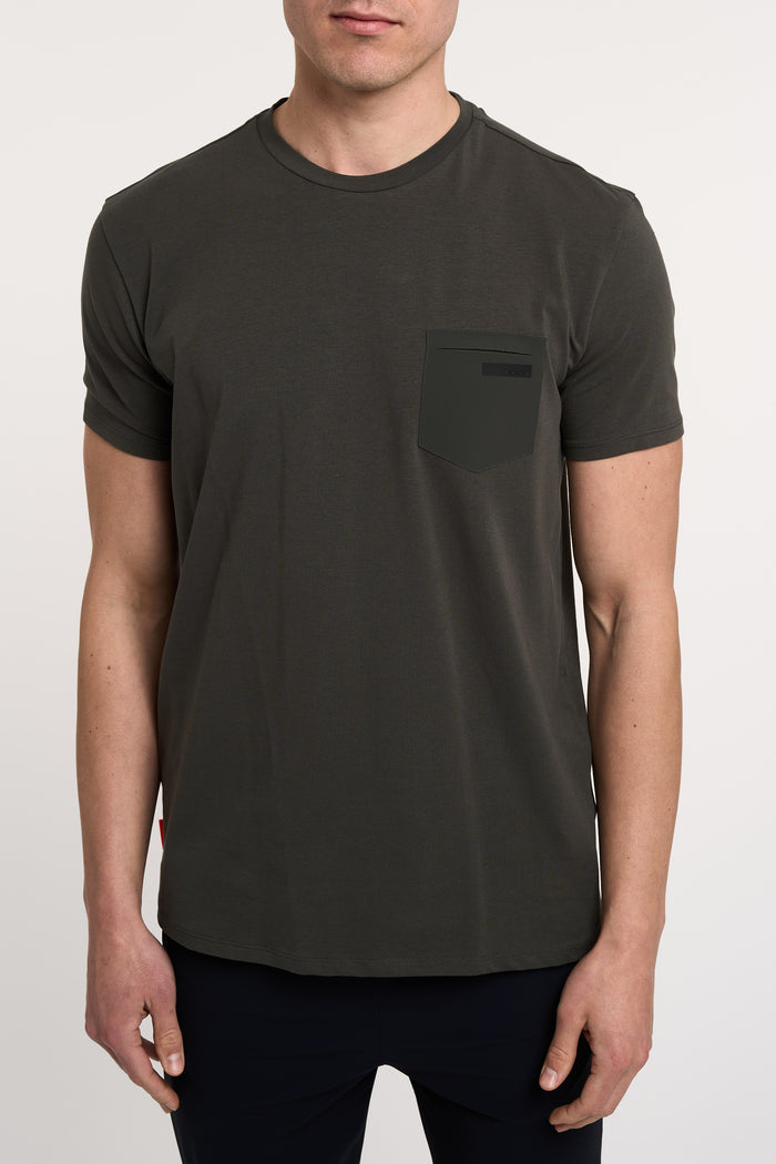  Rrd T-shirt 95% Cotone 5% Elastan Verde Verde Uomo - 1