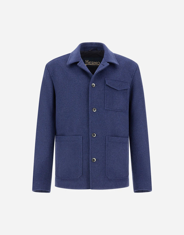 Herno Field Jacket Con Colletto A Camicia Uomo-2