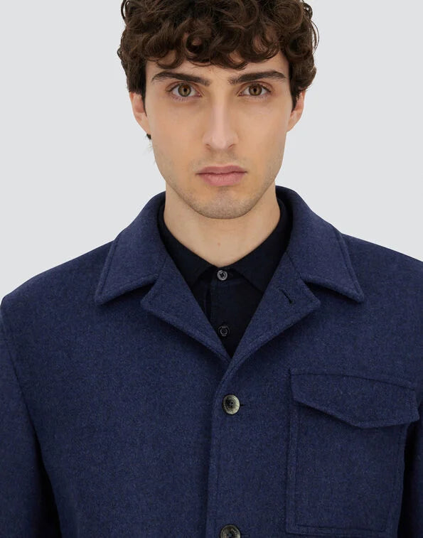 Herno Field Jacket Con Colletto A Camicia Uomo - 3