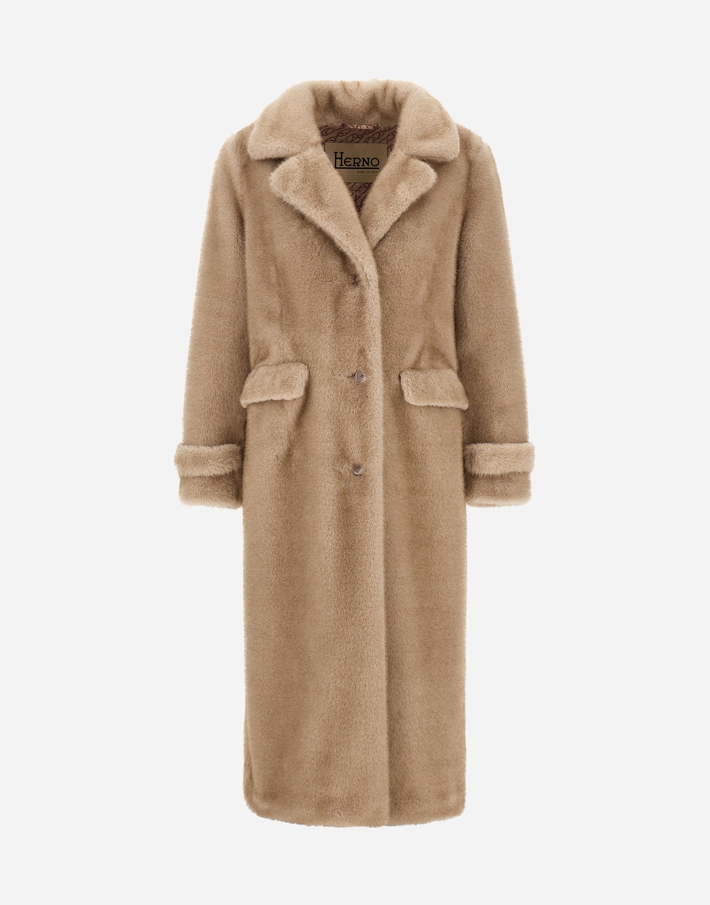  Herno Cappotto Visone Faux Fur Donna - 1