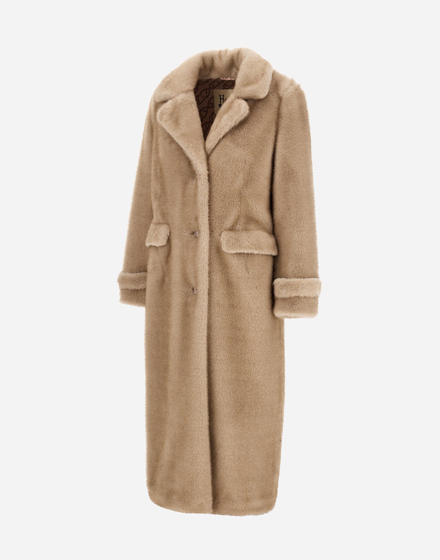  Herno Cappotto Visone Faux Fur Donna - 2