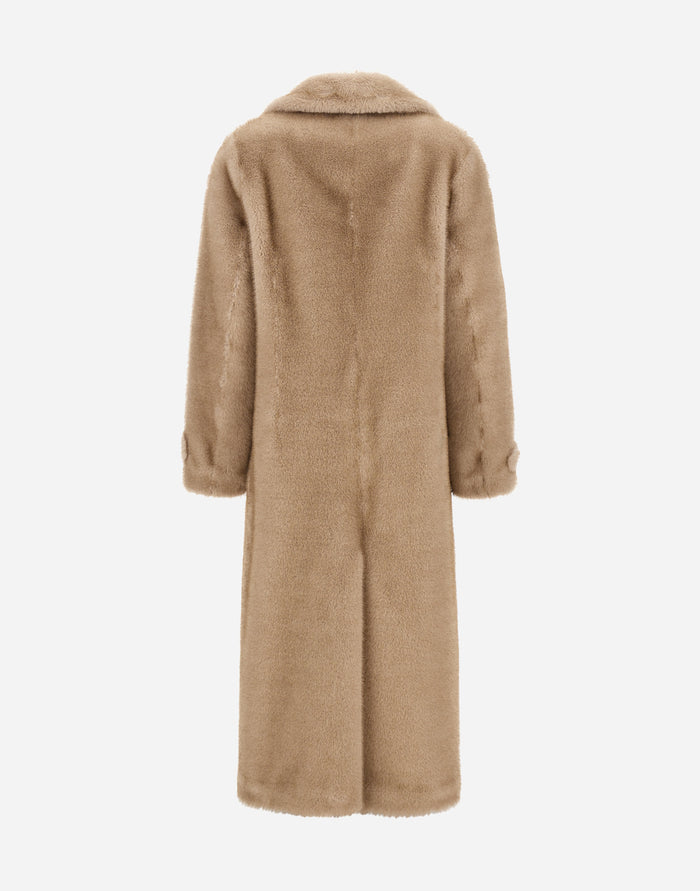  Herno Cappotto Visone Faux Fur Donna - 3