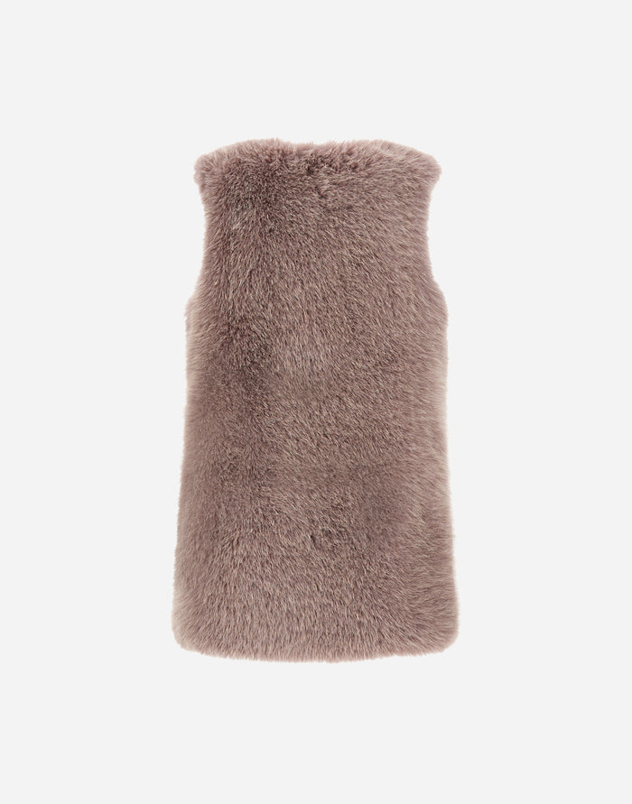  Herno Gilet In Faux Fur Donna - 6