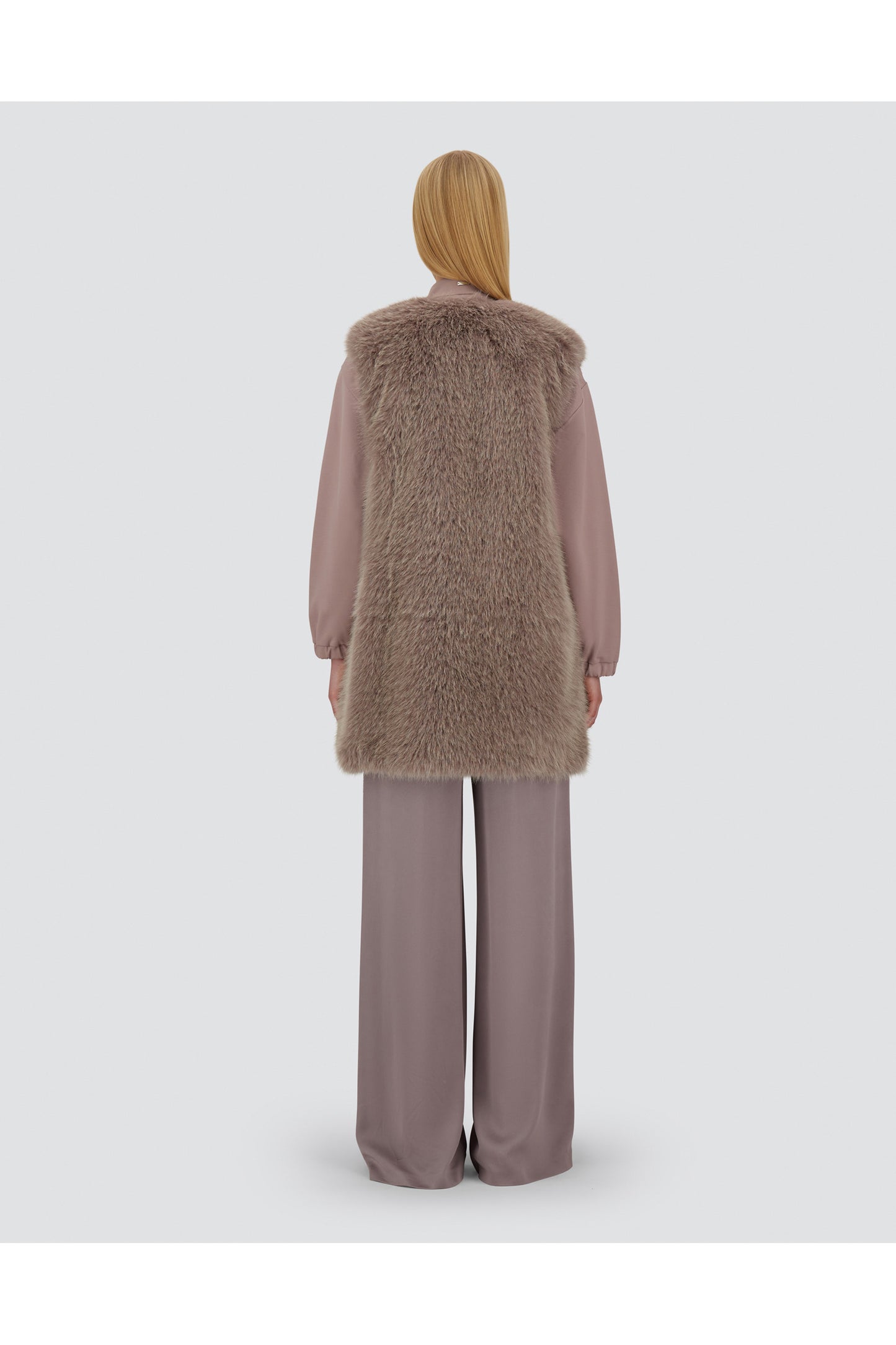  Herno Gilet In Faux Fur Donna - 3