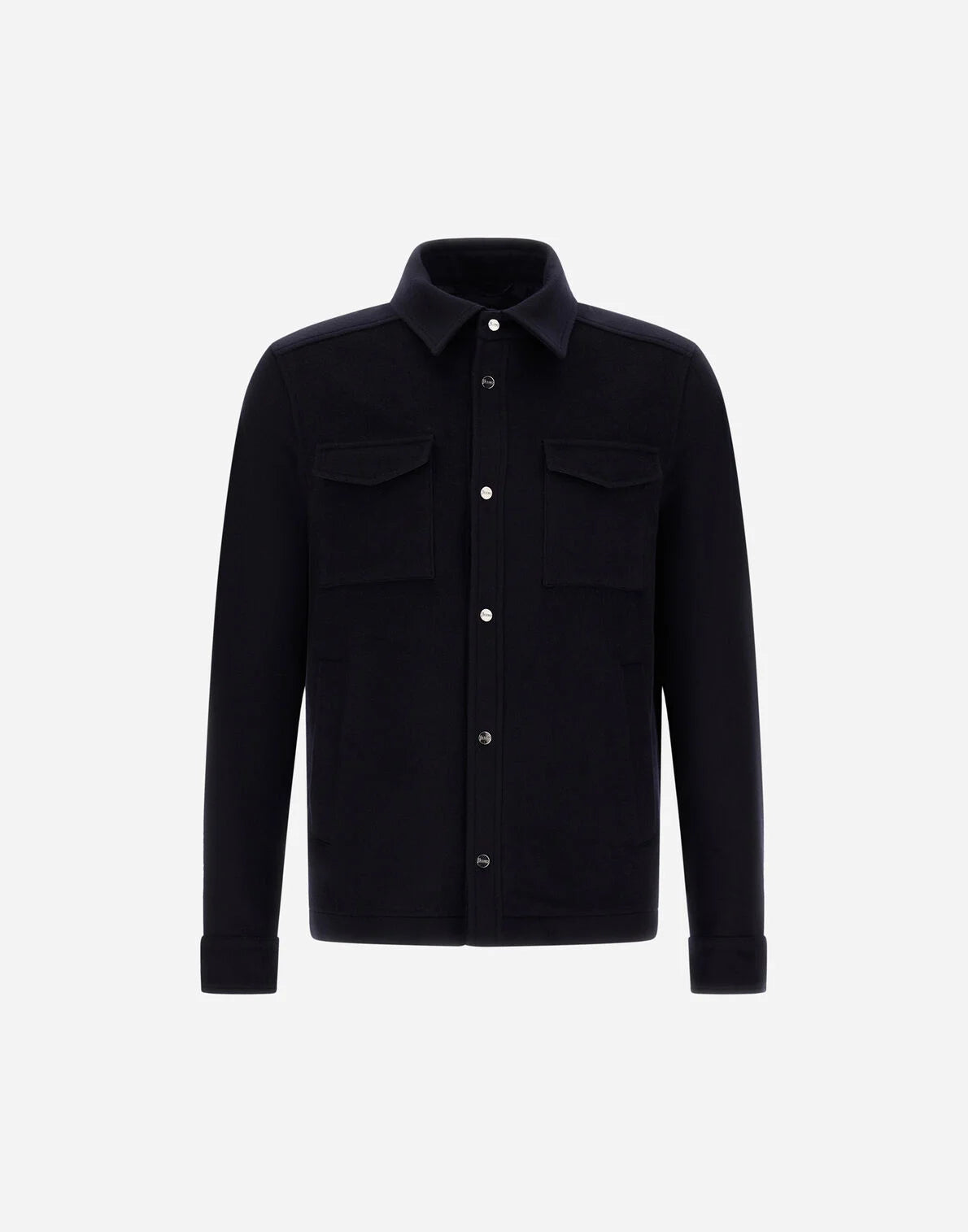  Herno Giacca Camicia In Lana Uomo - 2