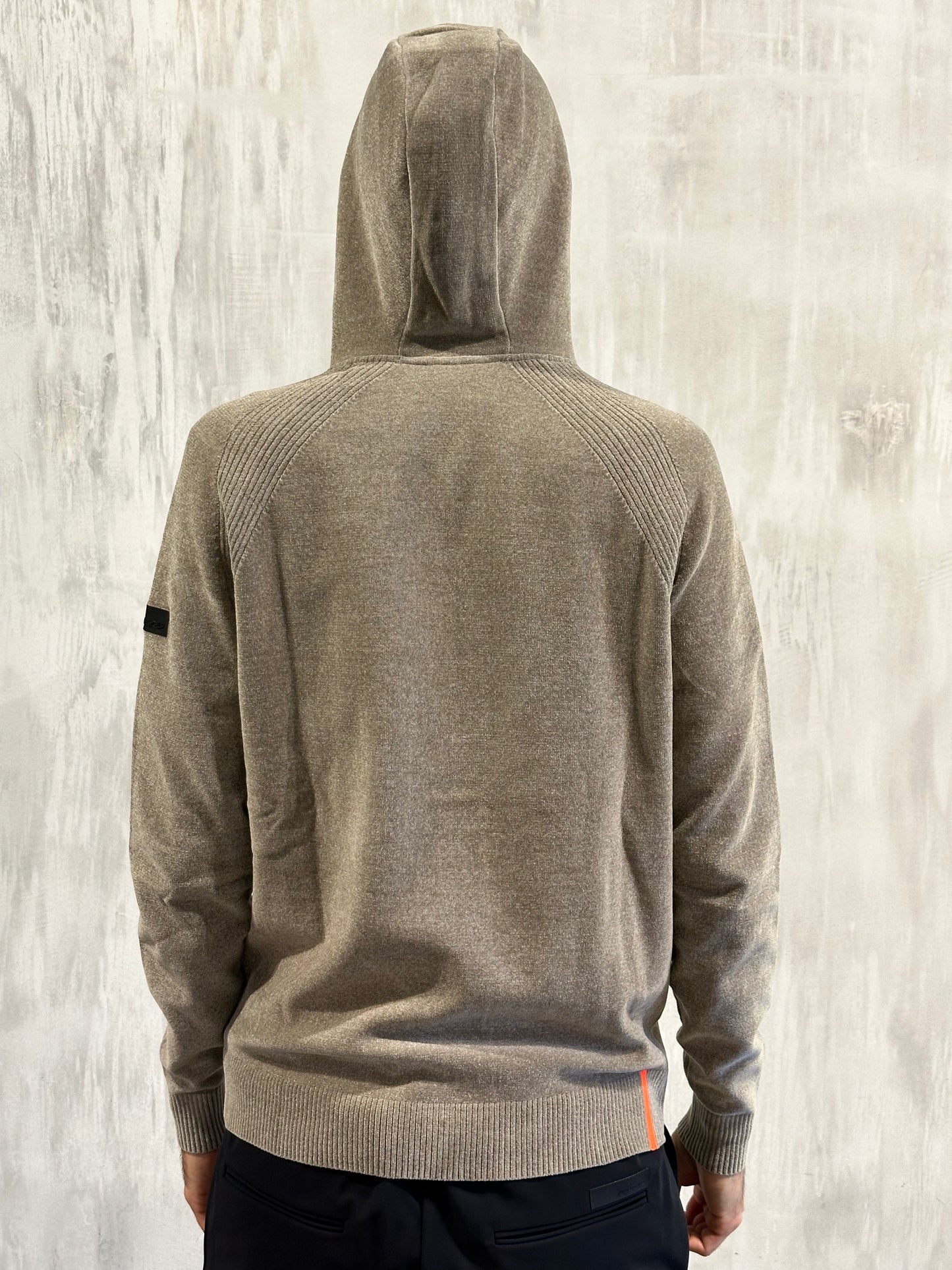  Rrd Velvet Hood Zip Knit Uomo - 3