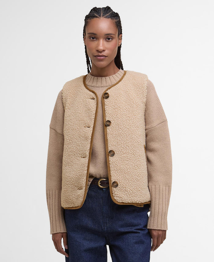 Barbour Gilet Luciana Fleece Donna