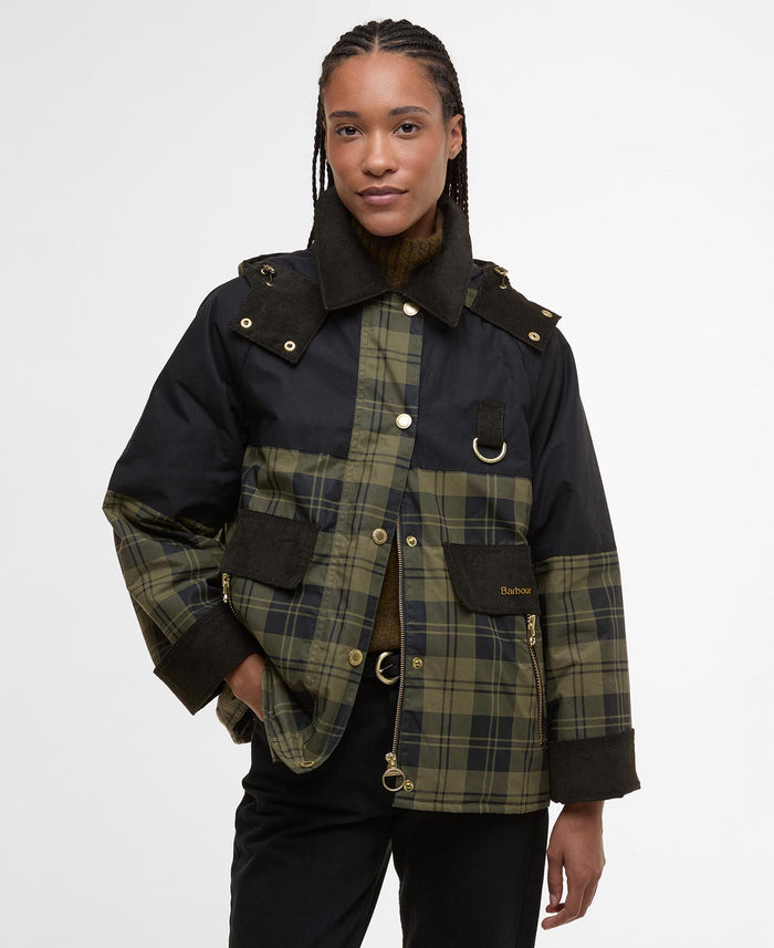 Barbour Giubbino Elaine Showerproof Donna