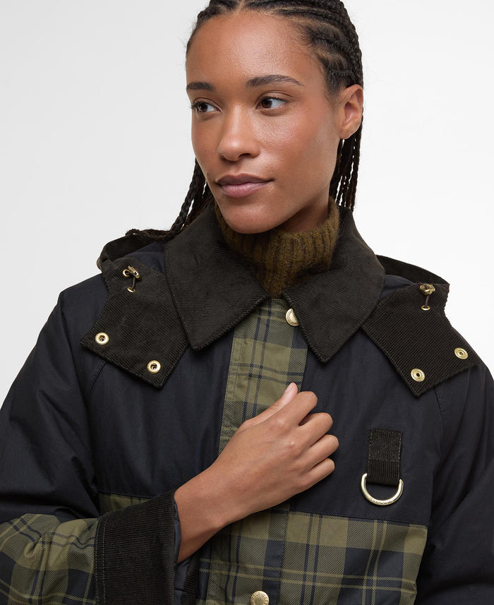 Barbour Giubbino Elaine Showerproof Donna-2