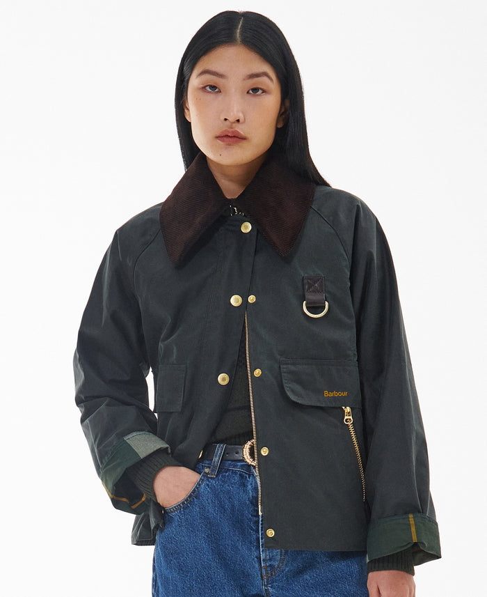 Barbour Giubbino Catton Wax Donna